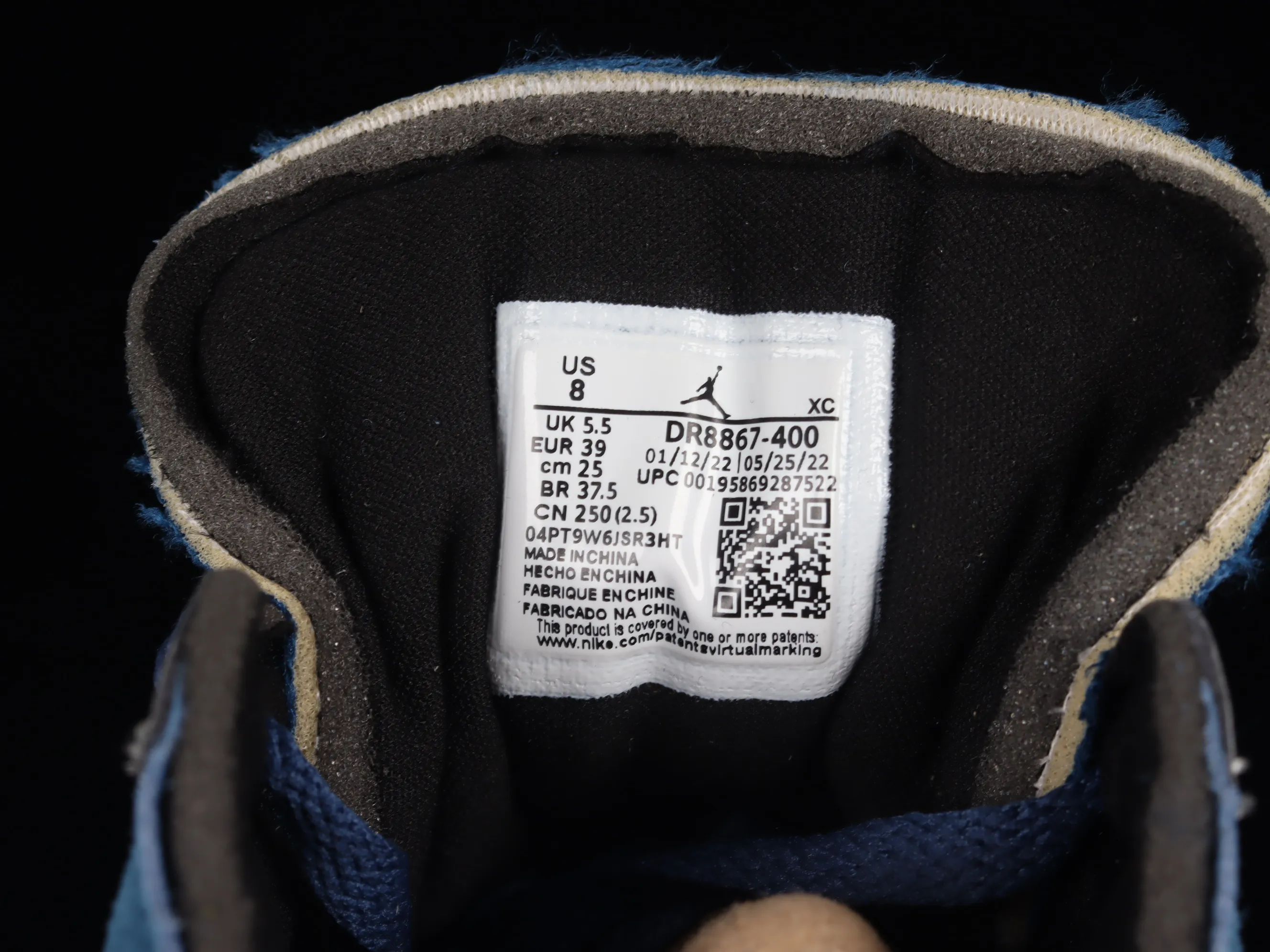 All categories Air Jordan Jordan series basketball shoes Air Jordan 1 Low Z version Air Jordan 1 Low SE "Craft Obsidian" AJ1 Joe 1 Obsidian low-top basketball shoes DR8867-400